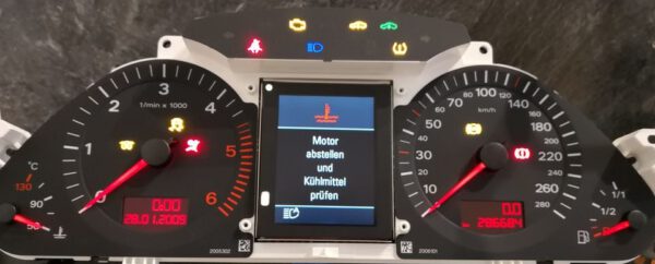 Reparatur Audi A6 Q7 A4 S4 RS4 Q5 A5 S5 RS5 FACELIFT Reparatur FIS Farbdisplay Tacho Kombiinstrument – Bild 2